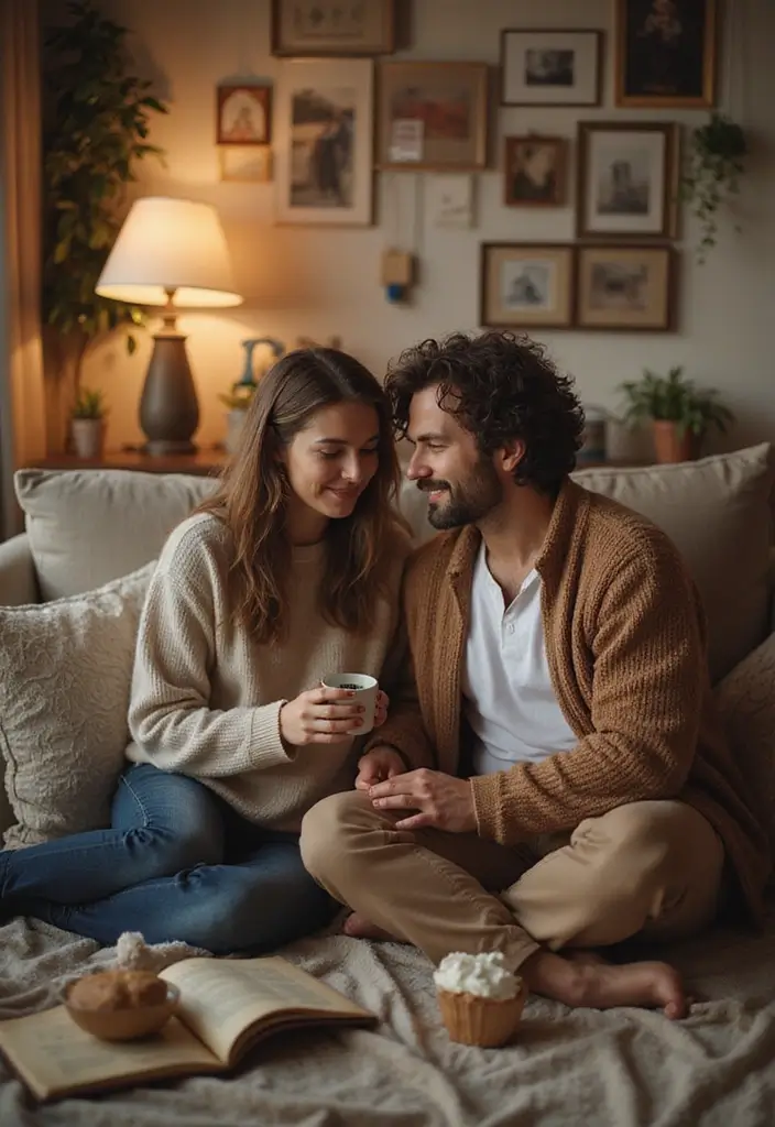 25 Stunning Pregnancy Couples Photo Shoot Ideas That Will Leave You Breathless! - 24. Story of Us