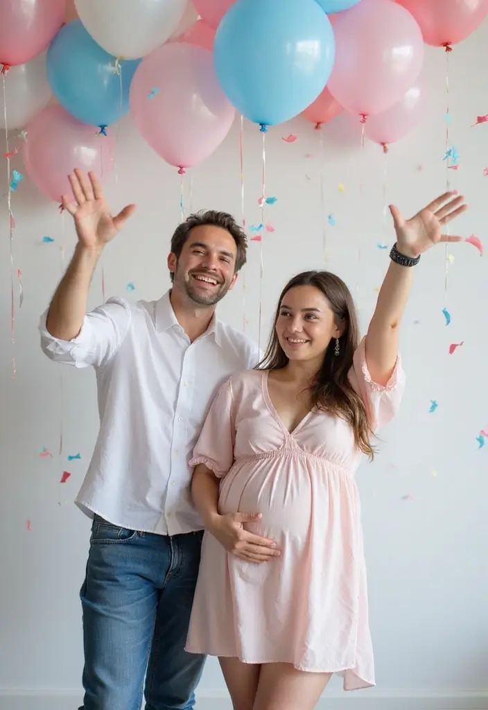 25 Stunning Pregnancy Couples Photo Shoot Ideas That Will Leave You Breathless! - 25. The Big Reveal