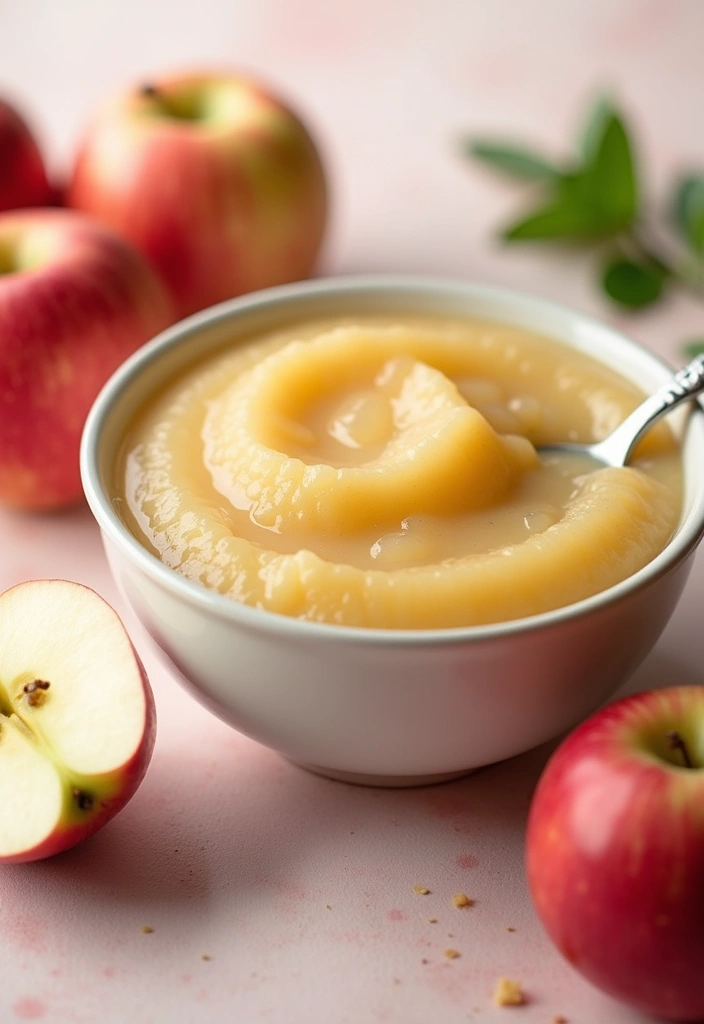 7 Easy Home Treatments for Baby Diarrhea That Actually Work Wonders! - 3. Applesauce: Gentle Digestion