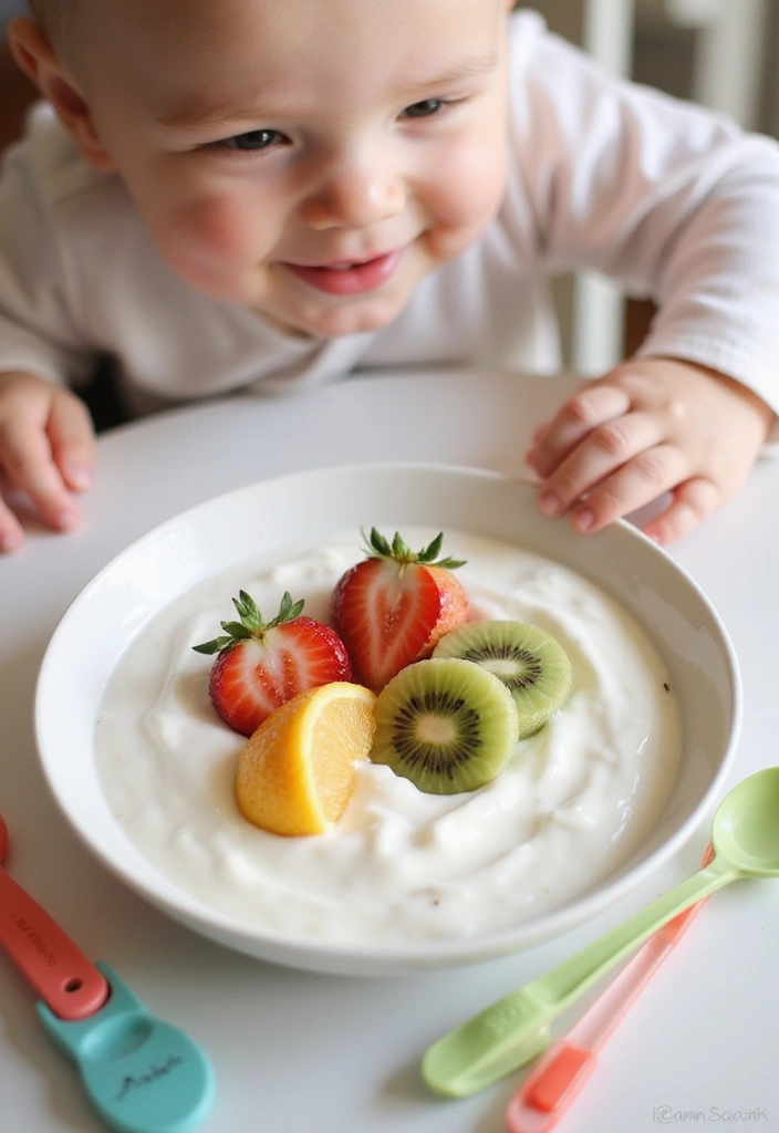 7 Easy Home Treatments for Baby Diarrhea That Actually Work Wonders! - 5. Probiotic Yogurt: Gut-Friendly Goodness