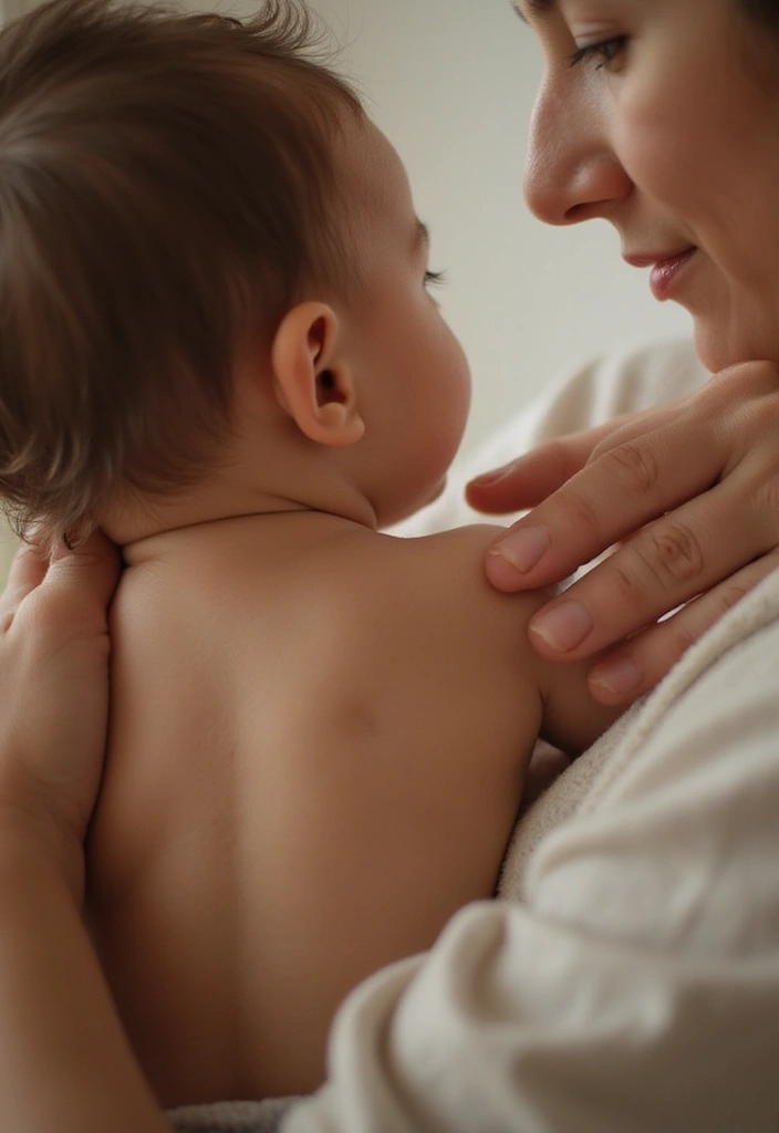 9 Simple Steps on How to Burp a Newborn Like a Pro (And #6 Is a Must-Try!) - 3. Use Gentle Patting or Rubbing