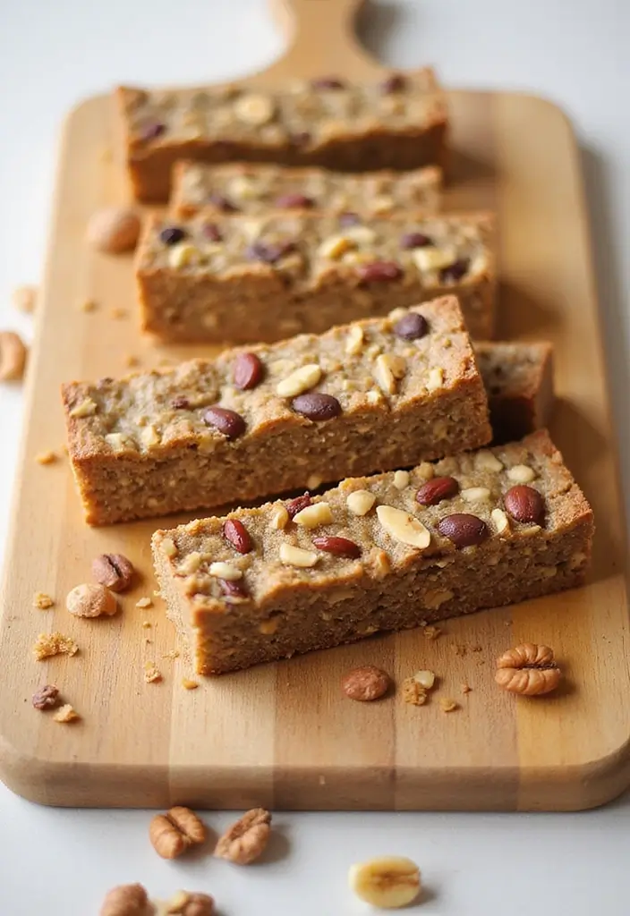 Discover the Banana Bliss: 7 Snacks That Will Boost Your Energy While Breastfeeding! - 6. Banana and Nut Energy Bars