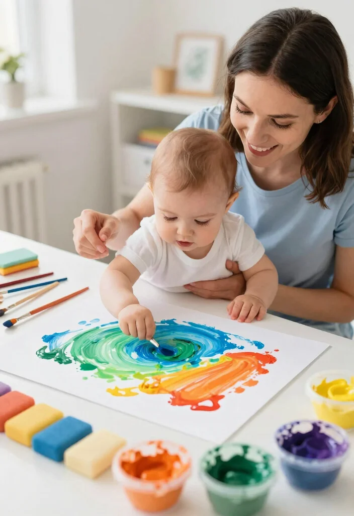10 Creative Activities That'll Supercharge Your Baby's Cognitive Growth (You Won't Believe #7!) - 5. Art Exploration: Painting and Drawing