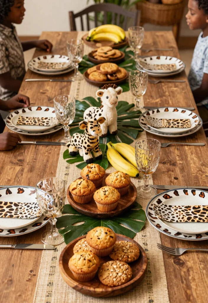 10 Cultural Baby-Friendly Tabletop Themes That Celebrate Heritage and Joy! - 7. African Safari Adventure 1