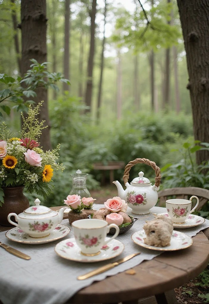 10 Cutest First Birthday Themes for Girls That Will Melt Your Heart! - 10. Sweet Woodland Tea Party