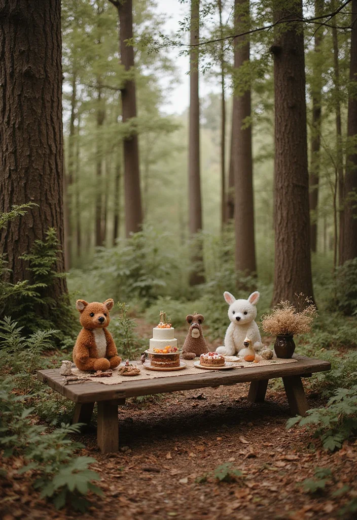 10 Cutest First Birthday Themes for Girls That Will Melt Your Heart! - 7. Woodland Wonder