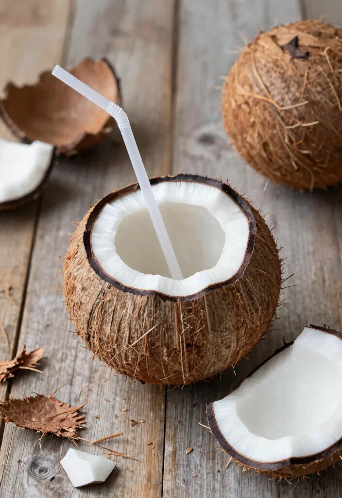11 Dry Fruits That Are Superfoods for Expecting Moms (Wait Until You See #3!) - 9. Coconut: The Hydration Hero 1