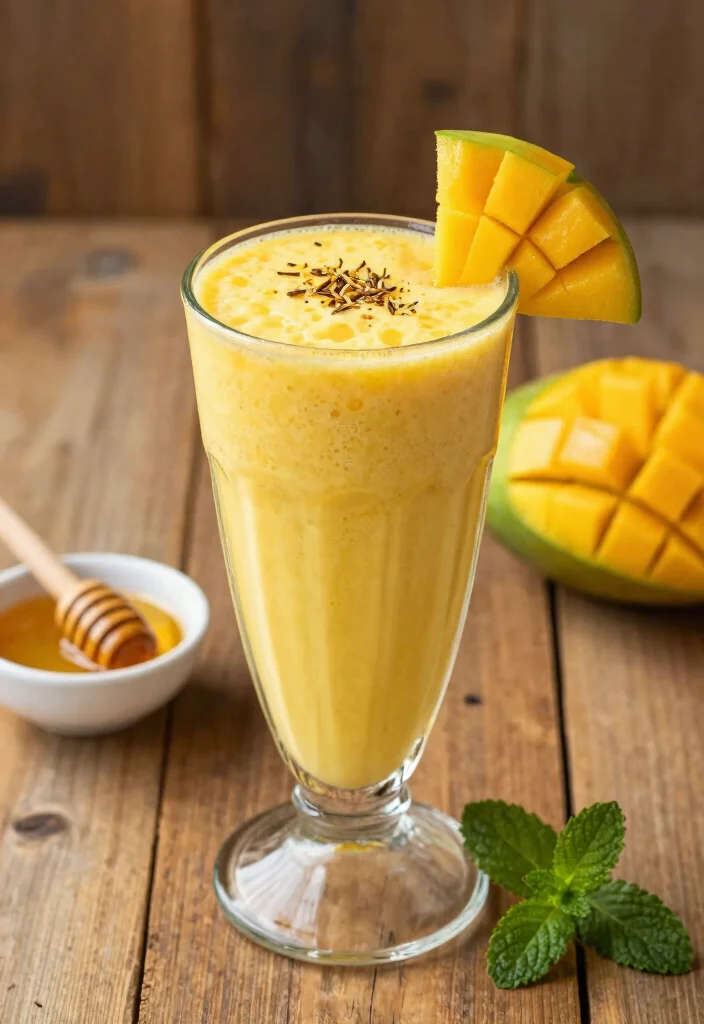 14 Delicious Drinks During Pregnancy That'll Keep You Hydrated and Happy! - 1. Tropical Mango Lassi
