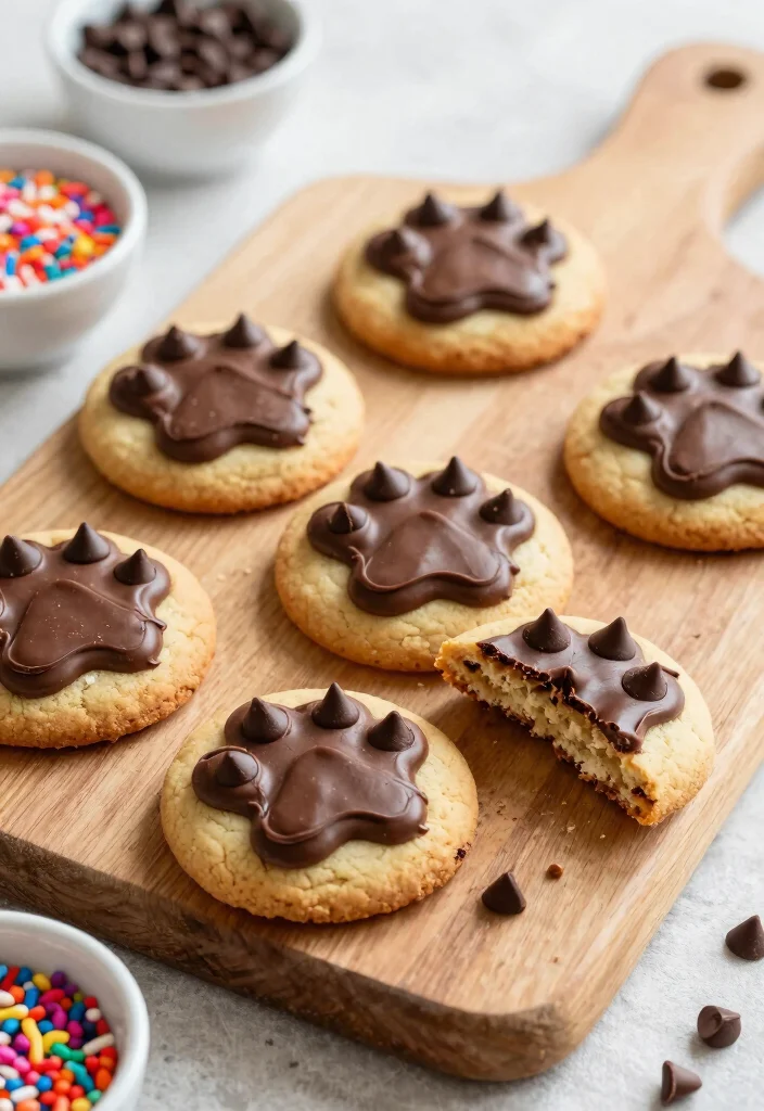 15 Bear-Themed Party Foods That'll Have Your Guests Roaring with Delight! - 1. Bear Paw Cookies 1