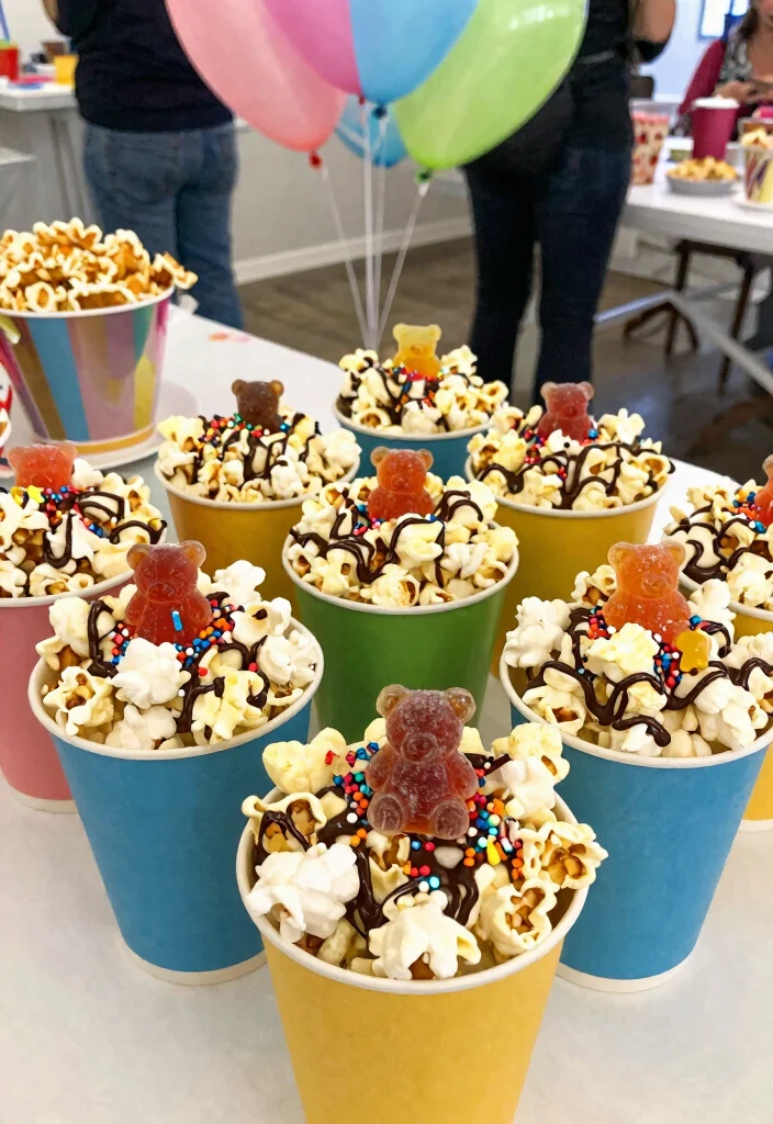 15 Bear-Themed Party Foods That'll Have Your Guests Roaring with Delight! - 14. Bear-Themed Popcorn 1