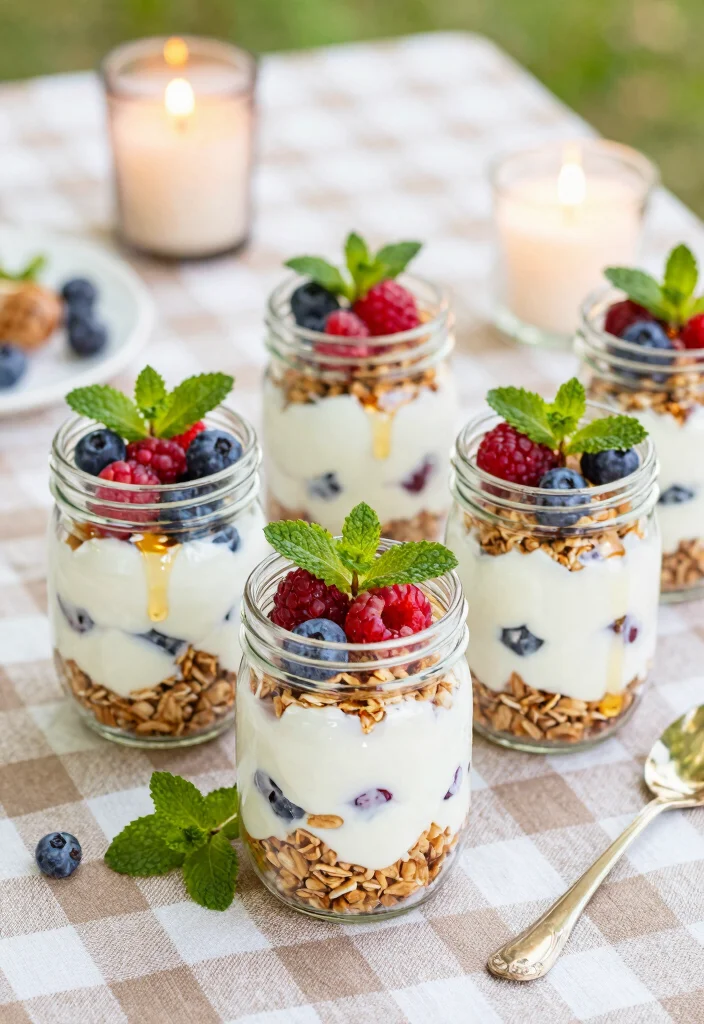 15 Bear-Themed Party Foods That'll Have Your Guests Roaring with Delight! - 4. Honey Bear Yogurt Parfaits 1