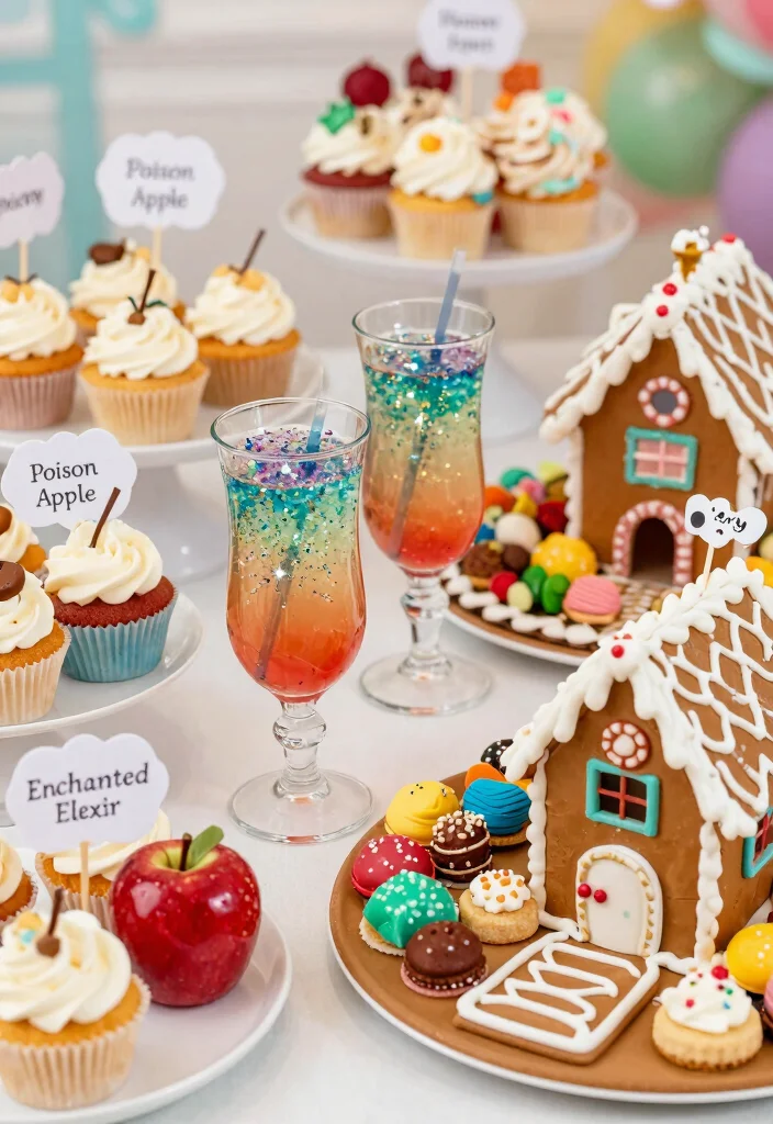 15 Enchanting Fairy Tale Baby Shower Ideas That Will Make You Believe in Magic! - 10. Themed Refreshments 1