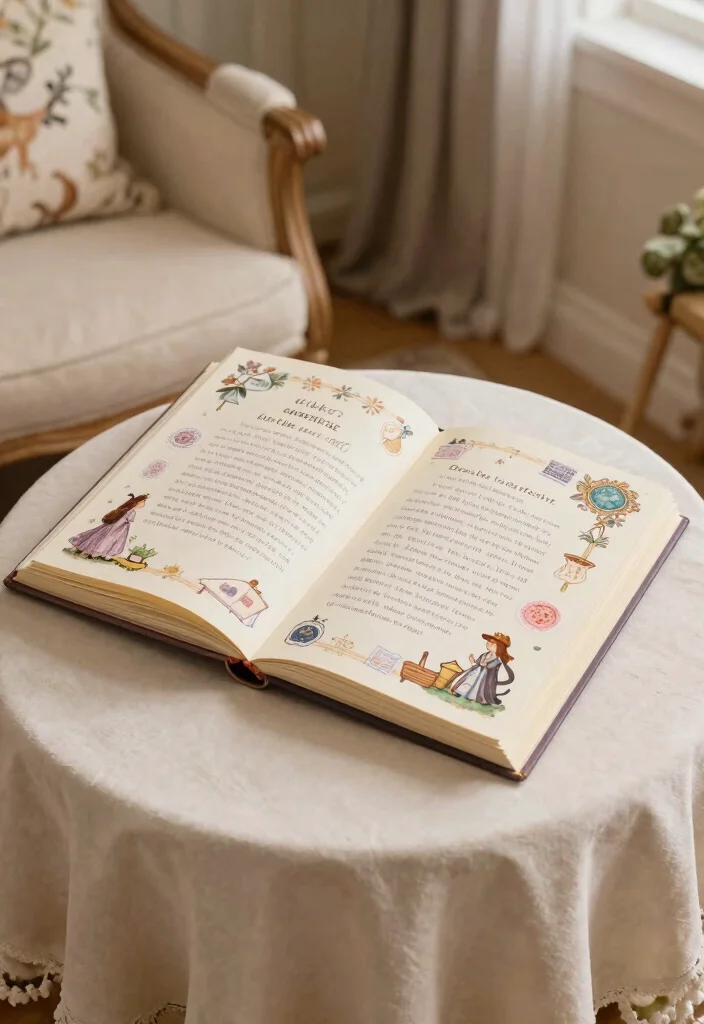 15 Enchanting Fairy Tale Baby Shower Ideas That Will Make You Believe in Magic! - 5. Storybook Guest Book 1