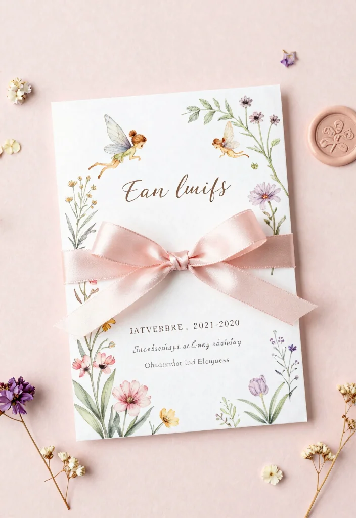 20 Enchanting Fairy Party Decorations That Will Make Your Celebration Magical! - 11. Fairy-Themed Invitations 1