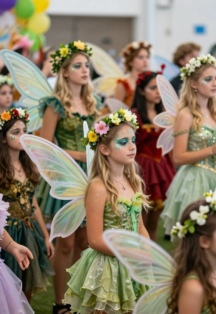 20 Enchanting Fairy Party Decorations That Will Make Your Celebration Magical! - 19. Mystical Themed Costumes 1