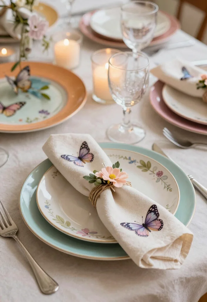 20 Enchanting Fairy Party Decorations That Will Make Your Celebration Magical! - 4. Fairy-Themed Tableware 1