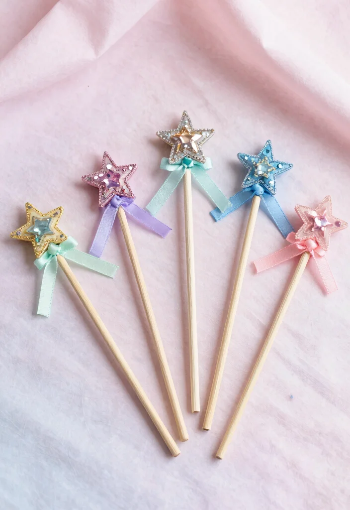 20 Enchanting Fairy Party Decorations That Will Make Your Celebration Magical! - 6. Charming Fairy Wands 1