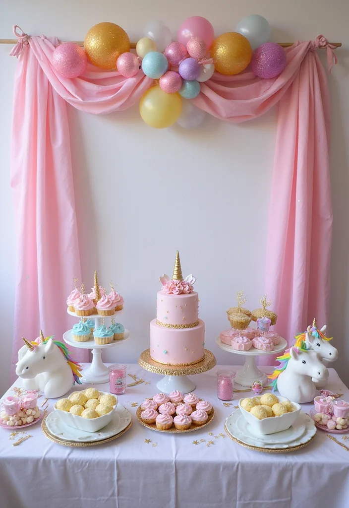 21 Dreamy Cloud Nine Baby Shower Themes You Can't Resist (Number 7 Is Pure Magic!) - 14. Magical Unicorns