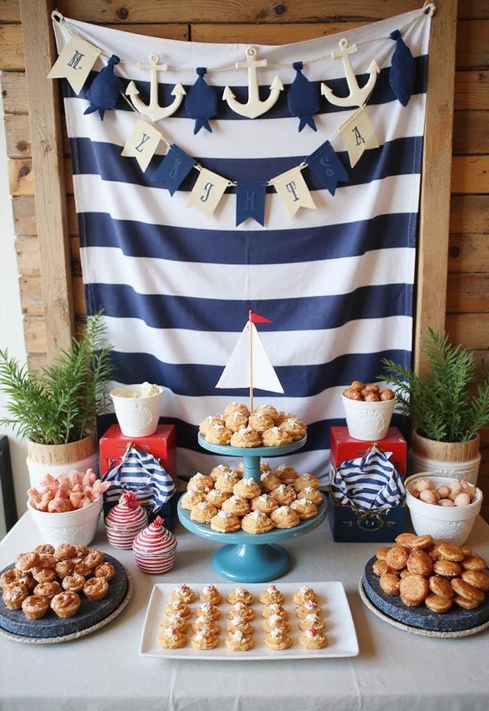 21 Dreamy Cloud Nine Baby Shower Themes You Can't Resist (Number 7 Is Pure Magic!) - 8. Nautical Adventure