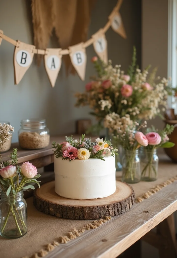 21 Dreamy Cloud Nine Baby Shower Themes You Can't Resist (Number 7 Is Pure Magic!) - 9. Rustic Charm