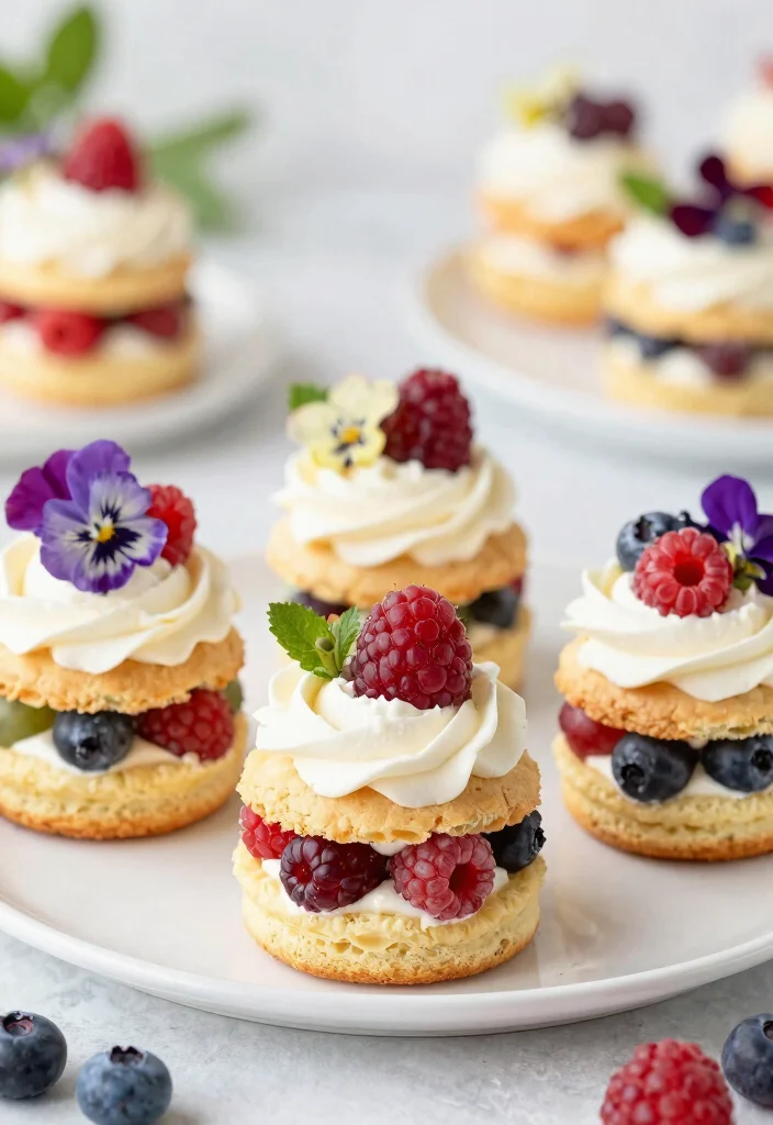 25 Enchanting Fairy Themed Desserts That Will Make Your Birthday Party Sparkle! - 20. Whimsical Berry Shortcakes 1