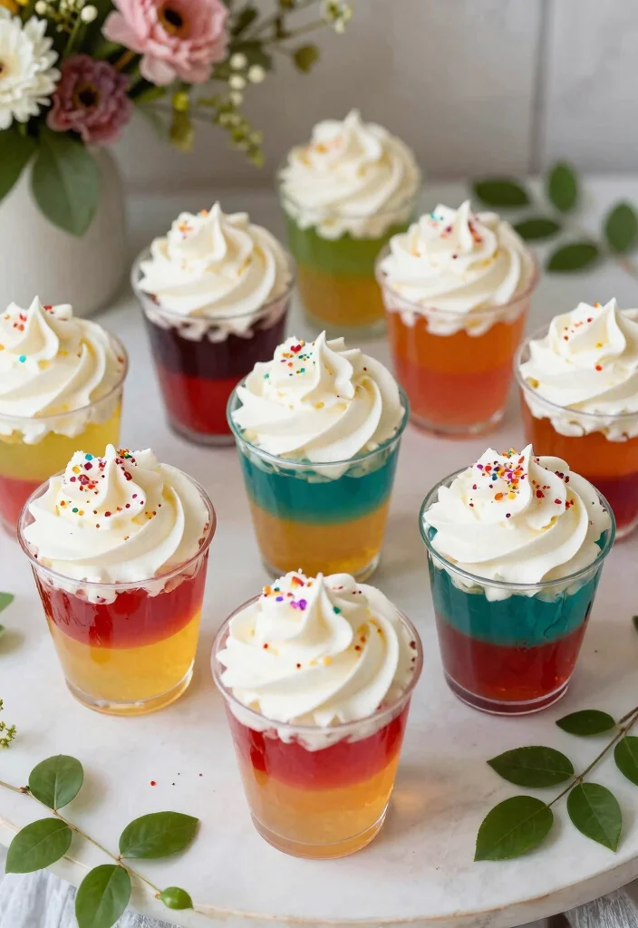 25 Enchanting Fairy Themed Desserts That Will Make Your Birthday Party Sparkle! - 3. Pixie Potion Jello Cups 1