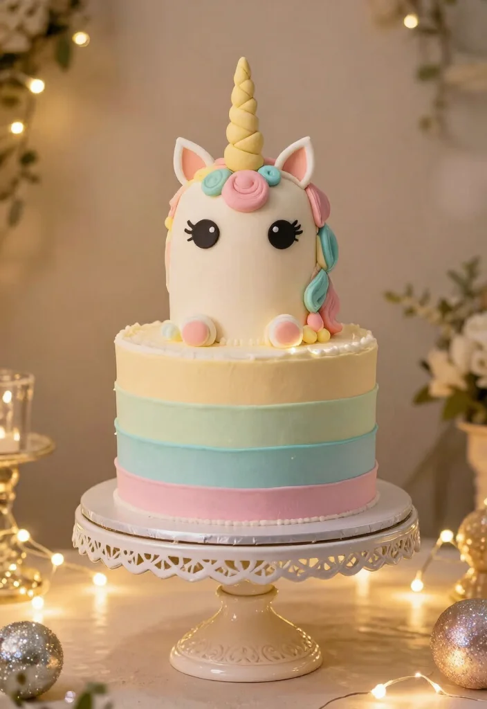 25 Enchanting Fairy Themed Desserts That Will Make Your Birthday Party Sparkle! - 5. Magical Unicorn Cakes 1