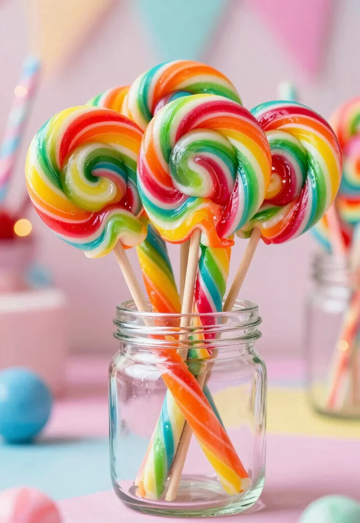 25 Enchanting Fairy Themed Desserts That Will Make Your Birthday Party Sparkle! - 8. Rainbow Fairy Licorice 1