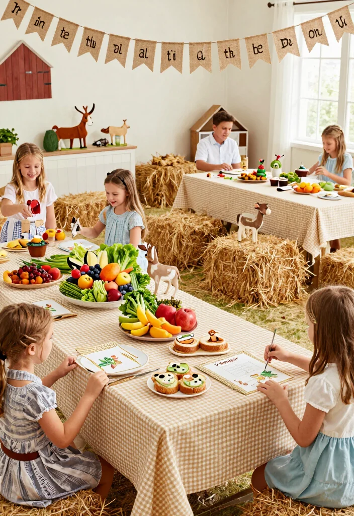 25 Inspiring Baby Boy Shower Themes That Are Adorable and Unique (You’ll Love #19!) - 10. Farmyard Fun Theme