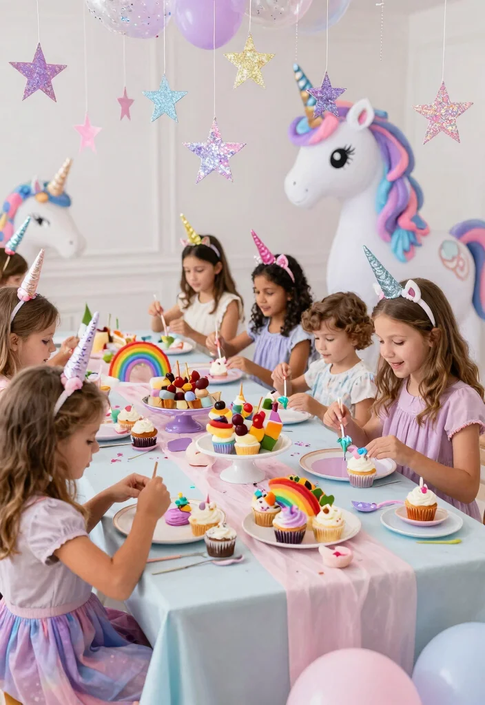 25 Inspiring Baby Boy Shower Themes That Are Adorable and Unique (You’ll Love #19!) - 11. Magical Unicorn Theme