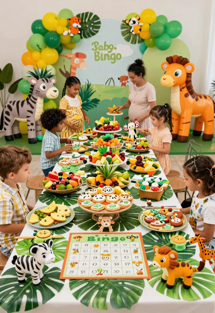 25 Inspiring Baby Boy Shower Themes That Are Adorable and Unique (You’ll Love #19!) - 14. Sweet Safari Theme