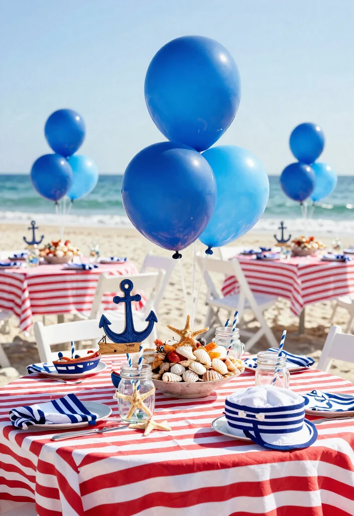 25 Inspiring Baby Boy Shower Themes That Are Adorable and Unique (You’ll Love #19!) - 2. Nautical Adventure Theme