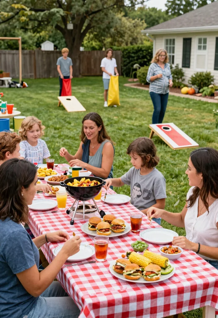 25 Inspiring Baby Boy Shower Themes That Are Adorable and Unique (You’ll Love #19!) - 23. Backyard BBQ Theme