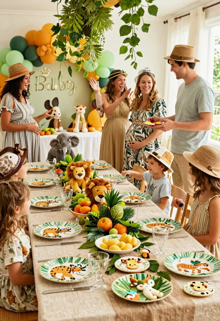 25 Inspiring Baby Boy Shower Themes That Are Adorable and Unique (You’ll Love #19!) - 3. Safari Adventure Theme