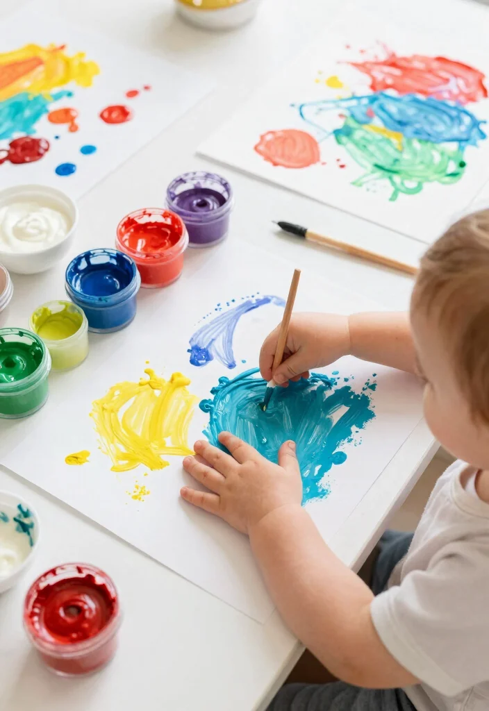 12 Sensory Play Activities Every Baby Will Love (Prepare for Giggles at #5!) - 8. Edible Finger Paints 1