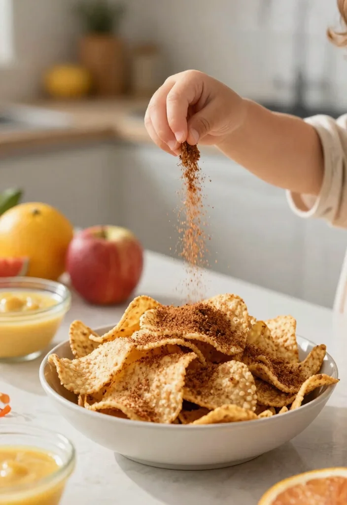 14 Fun Baking Recipes to Make with Your Toddler (You Won't Believe How Easy #6 Is!) - 13. Cinnamon Sugar Tortilla Chips 1