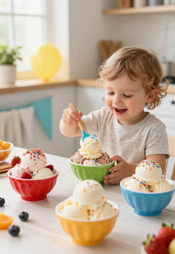14 Fun Baking Recipes to Make with Your Toddler (You Won't Believe How Easy #6 Is!) - 14. Easy Homemade Ice Cream 1