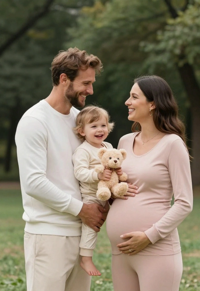 15 Glam Maternity Photoshoot Ideas That Will Make You Shine Like a Star! - 9. Family Connection 1
