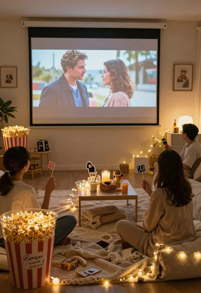 17 Creative Valentine’s Baby Shower Themes That Will Wow Your Guests! - 12. Movie Night Love 1