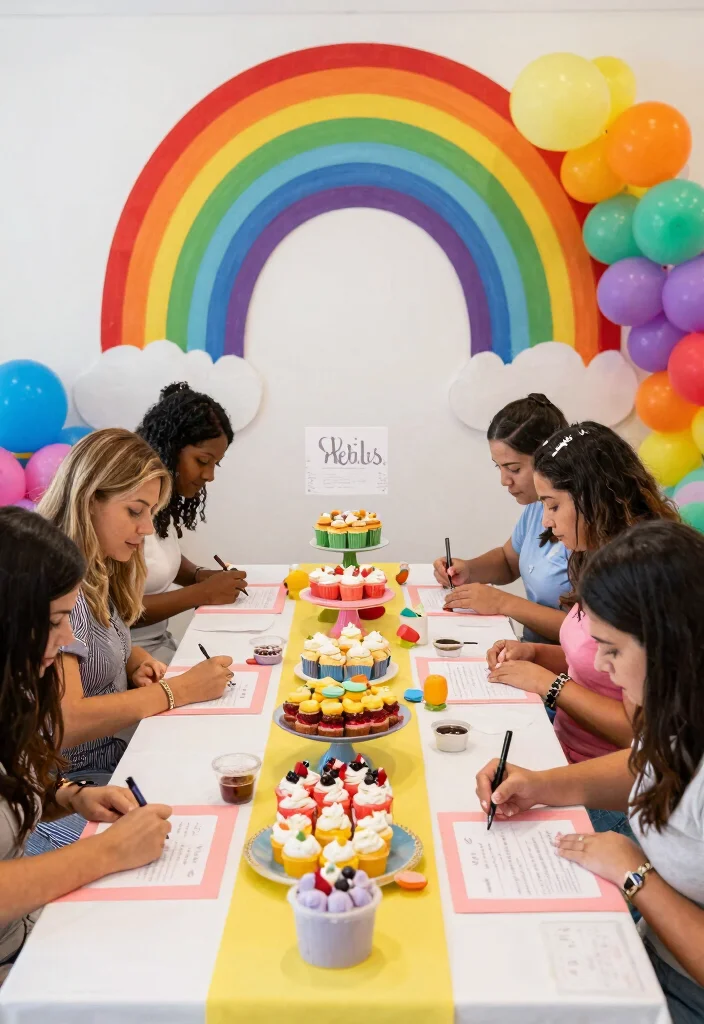 17 Creative Valentine’s Baby Shower Themes That Will Wow Your Guests! - 15. Rainbow of Love 1