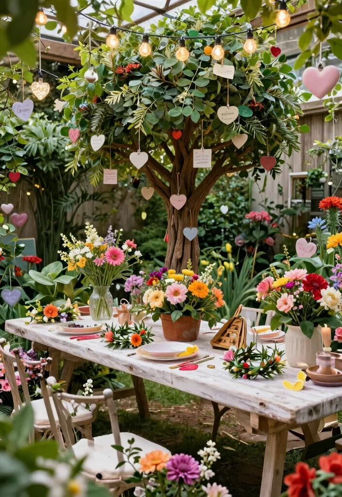 17 Creative Valentine’s Baby Shower Themes That Will Wow Your Guests! - 4. Charming Heart Garden 1