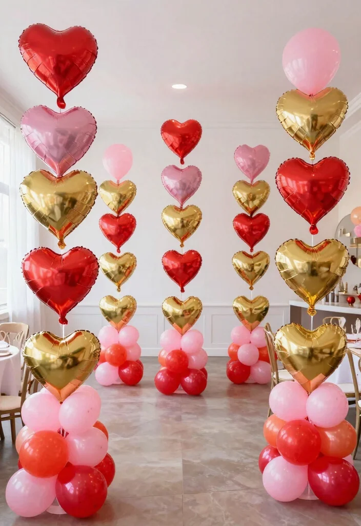 20 Adorable Valentine Baby Shower Ideas That Will Melt Your Heart (You Won't Believe #12!) - 13. Cupid’s Arrow Balloons 1