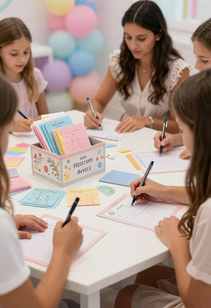 20 Adorable Valentine Baby Shower Ideas That Will Melt Your Heart (You Won't Believe #12!) - 18. Baby Predictions and Advice Cards 1