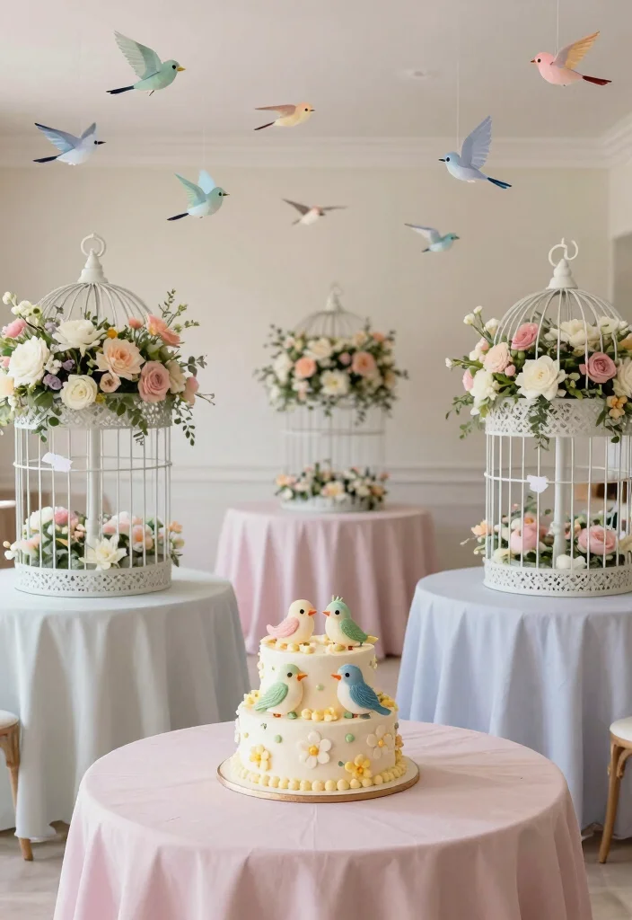 20 Adorable Valentine Baby Shower Ideas That Will Melt Your Heart (You Won't Believe #12!) - 2. Love Birds Theme 1