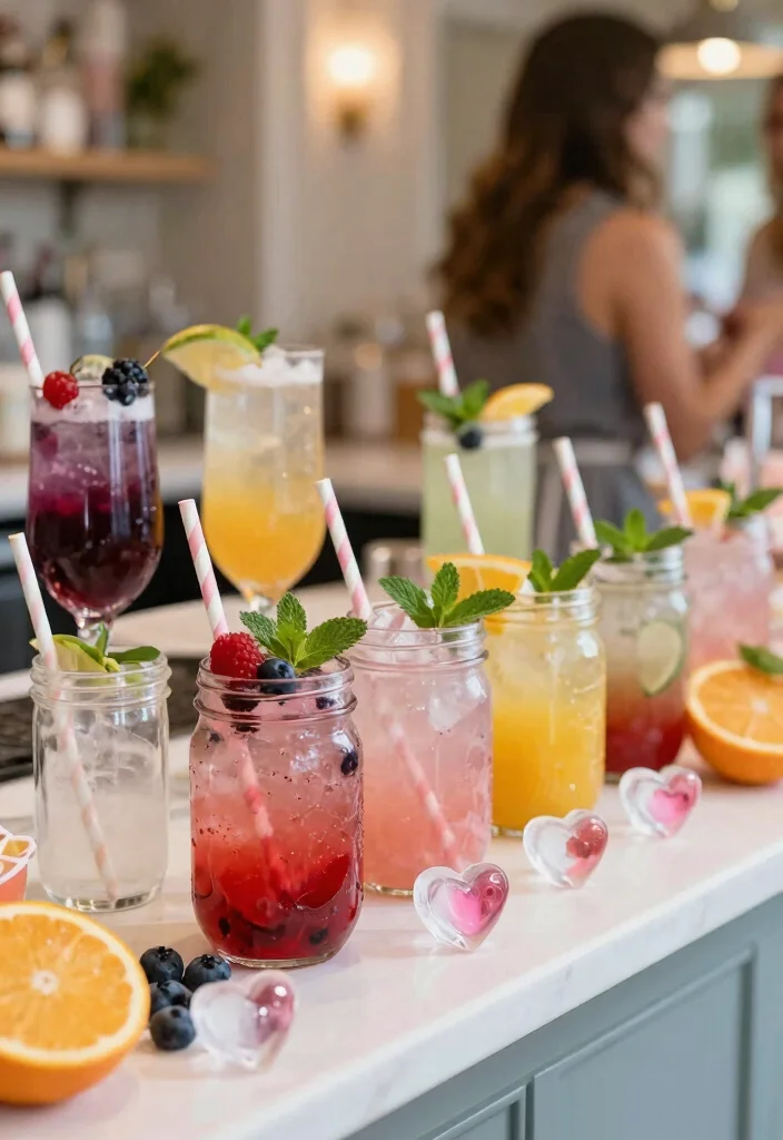 20 Adorable Valentine Baby Shower Ideas That Will Melt Your Heart (You Won't Believe #12!) - 6. Love Potion Mocktails 1