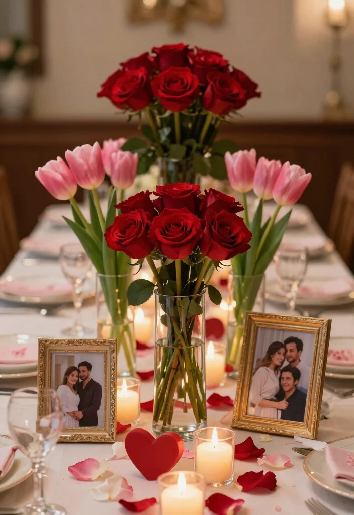 20 Adorable Valentine Baby Shower Ideas That Will Melt Your Heart (You Won't Believe #12!) - 8. Heartfelt Centerpieces 1