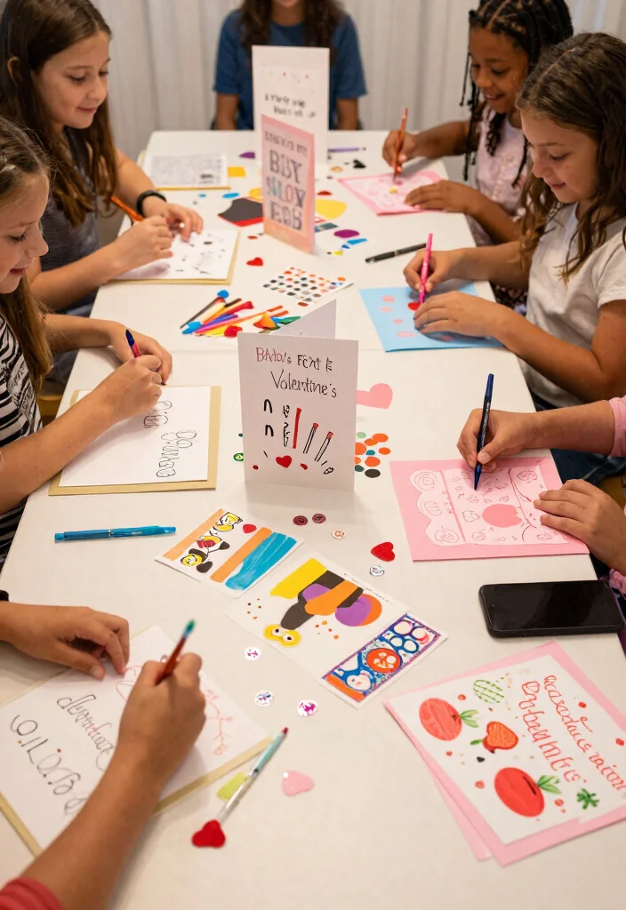 20 Adorable Valentine Baby Shower Ideas That Will Melt Your Heart (You Won't Believe #12!) - 9. Baby’s First Valentine's Card Station 1