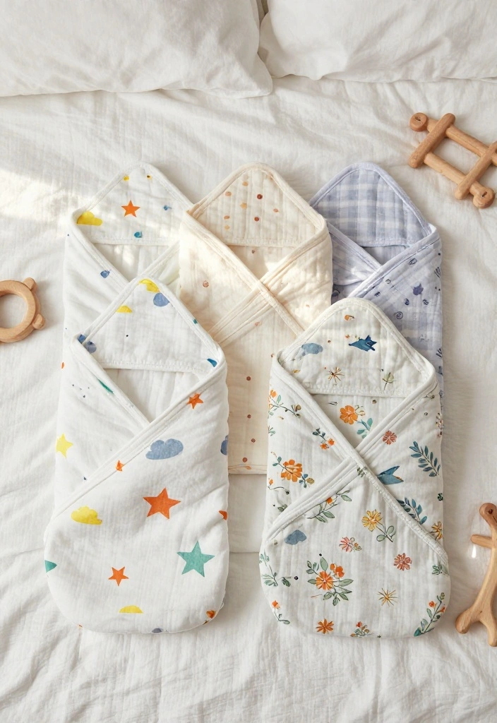 12 Natural Baby Products Every Pregnant Mom Needs This Summer (Wait Until You See #8!) - 1. Organic Cotton Swaddles 1