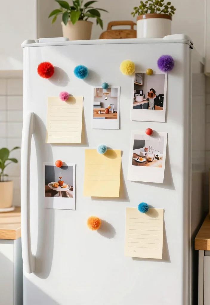 14 Handmade Pom Pom Gift Crafts for Kids That'll Melt Hearts! - 12. Pom Pom Magnets 1