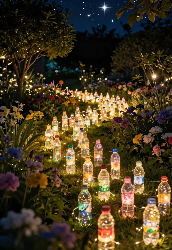 15 Fun Recycled Bottle Crafts for Kids That Will Keep Them Entertained (And It's Mess-Free!) - 4. Fairy Lanterns 1